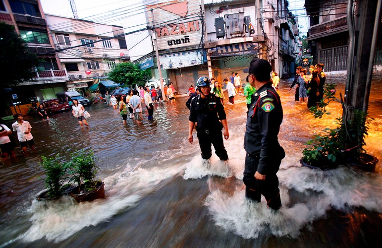 Powódź na Tajlandii: zalany Bangkok
