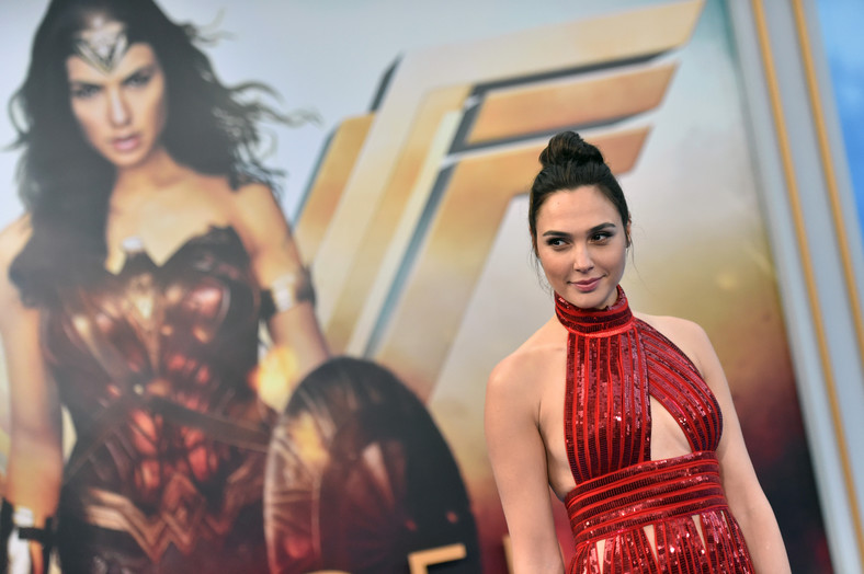 Gal Gadot na premierze filmu o Wonder Woman