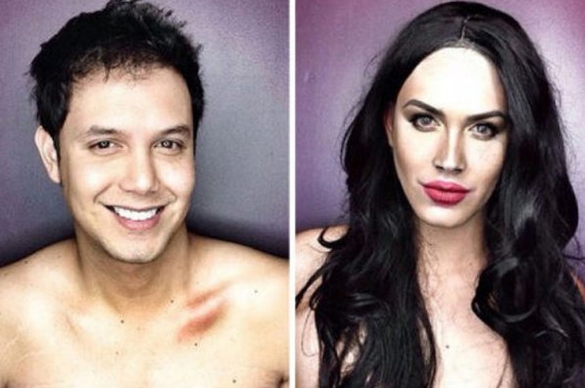 Paolo Ballesteros makijażem upodabnia się do aktorek Hollywood