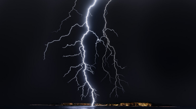 Brutális felvétel készült a tomboló viharról /Illusztráció: Pexels