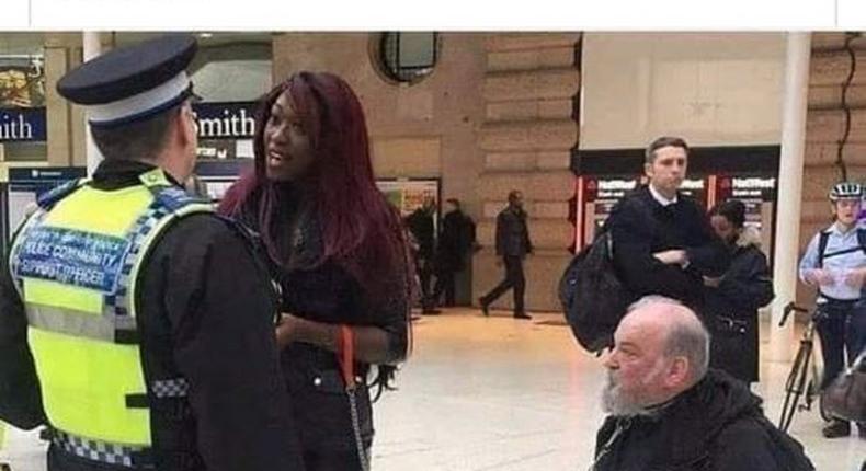 Black woman arrested in the UK for turning white old man into a pet (video)