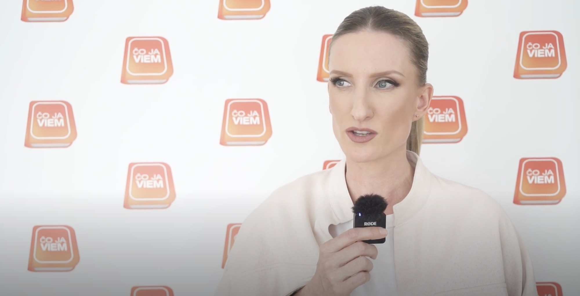 Moderátorka Adela Vinczeová.