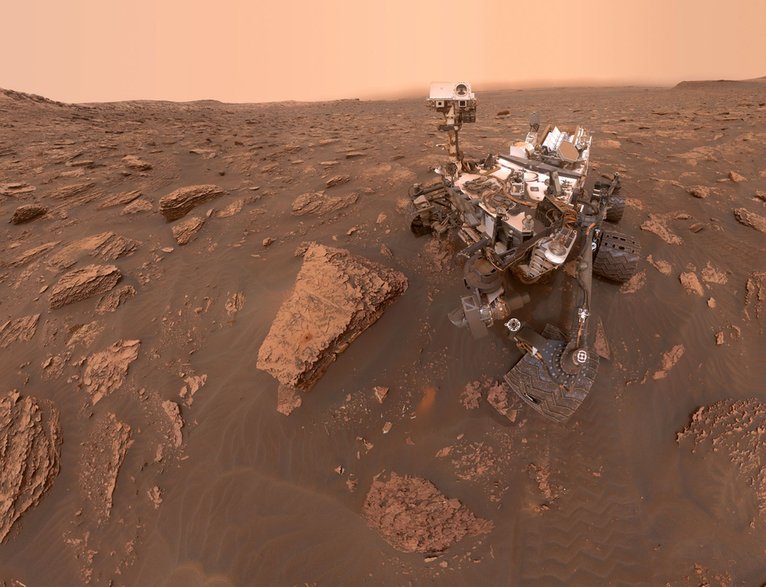 Selfie wykonane przez łazika Curiosity