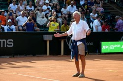 Słynny Bjoern Borg zawitał do Poznania. Oglądał syna