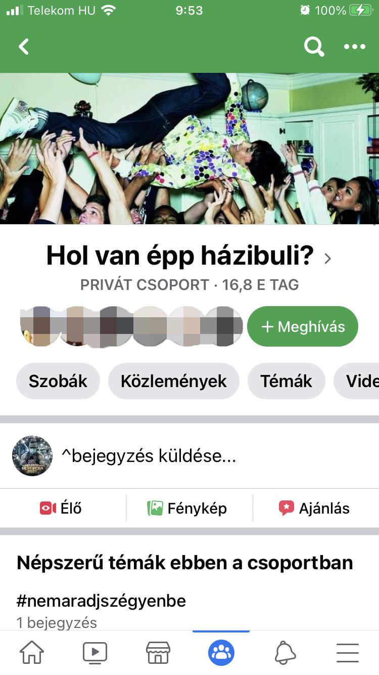 A Facebook oldalain találnak egymásra a szervezők és a bulizni vágyók