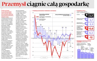 Przemysł ciągnie całą gospodarkę