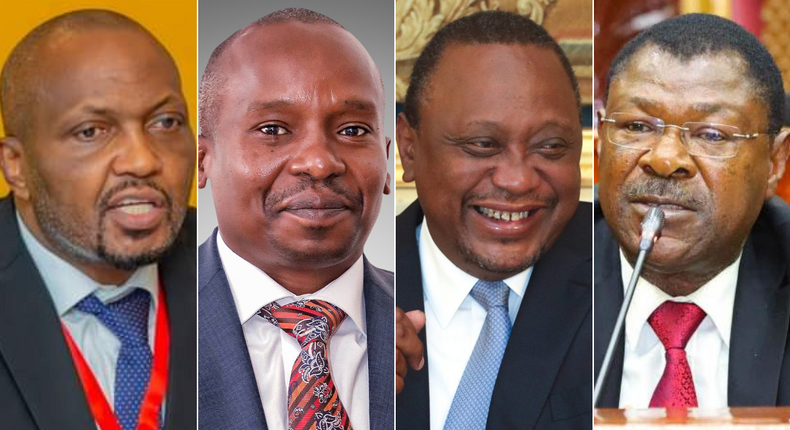 Moses Kuria, Kithure Kindiki, Uhuru Kenyatta & Moses Wetangula