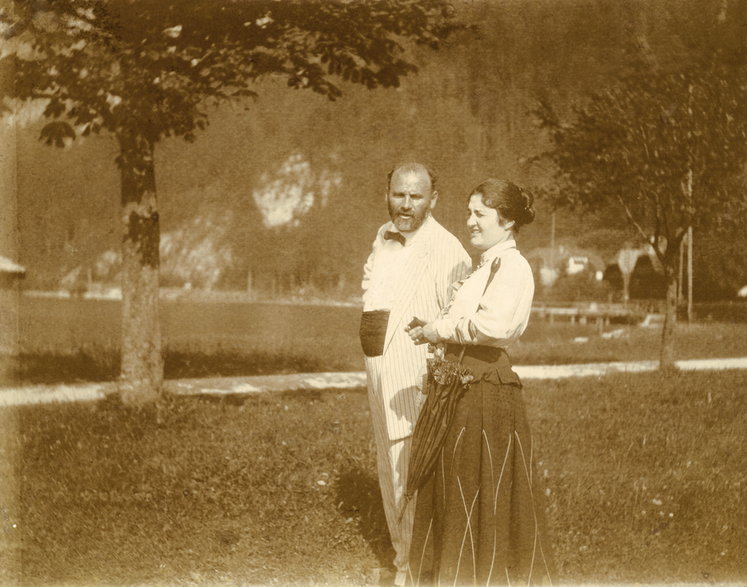 Gustav Klimt i Friederike Beer-Monti, 1916 r.