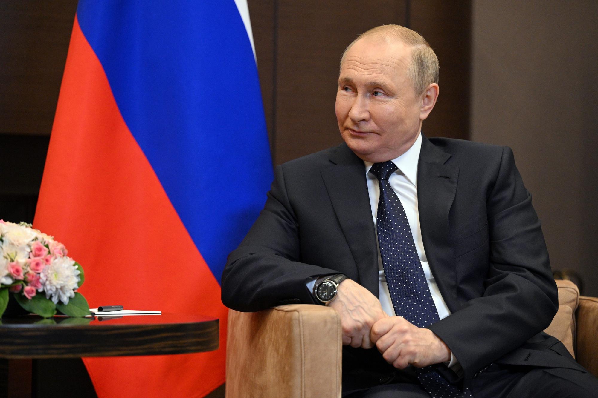 Rusky prezident Vladimir Putin. 