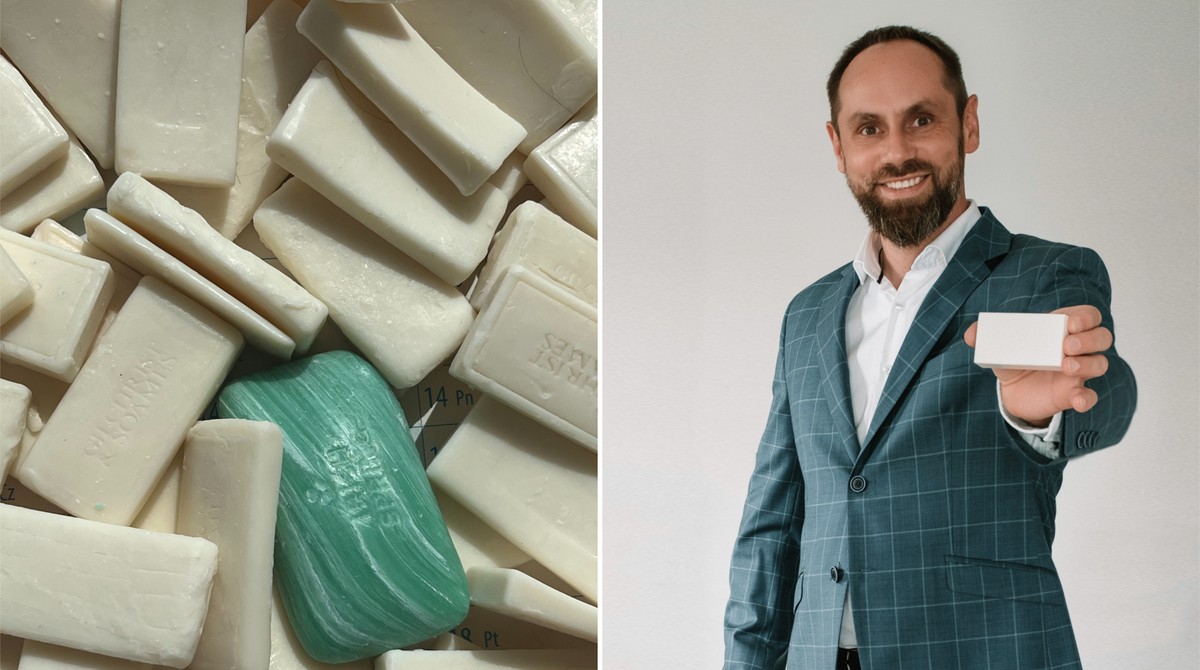 Czy wiesz, co dzieje się ze zużytym hotelowym mydłem? W Polsce zajmuje się nim jeden człowiek