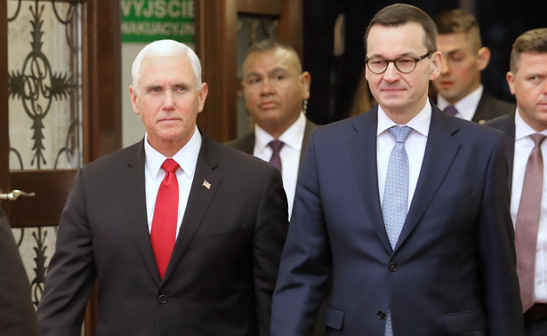 Wiceprezydent USA Mike Pence oraz premier RP Mateusz Morawiecki