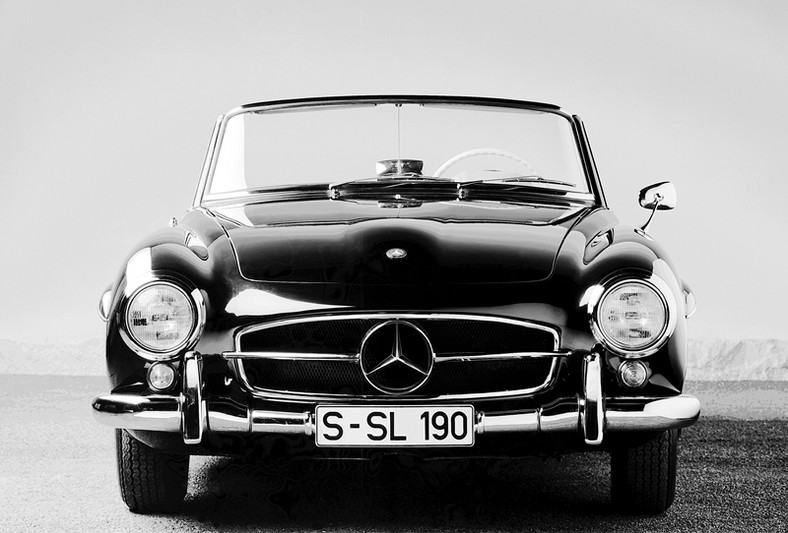 Mercedes 300SL na zdjęciach