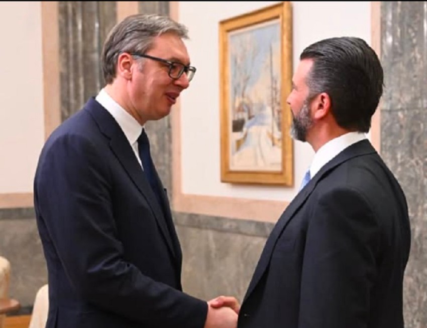 Donald Tramp mlađi sastao se danas u Beogradu sa Aleksandrom Vučićem