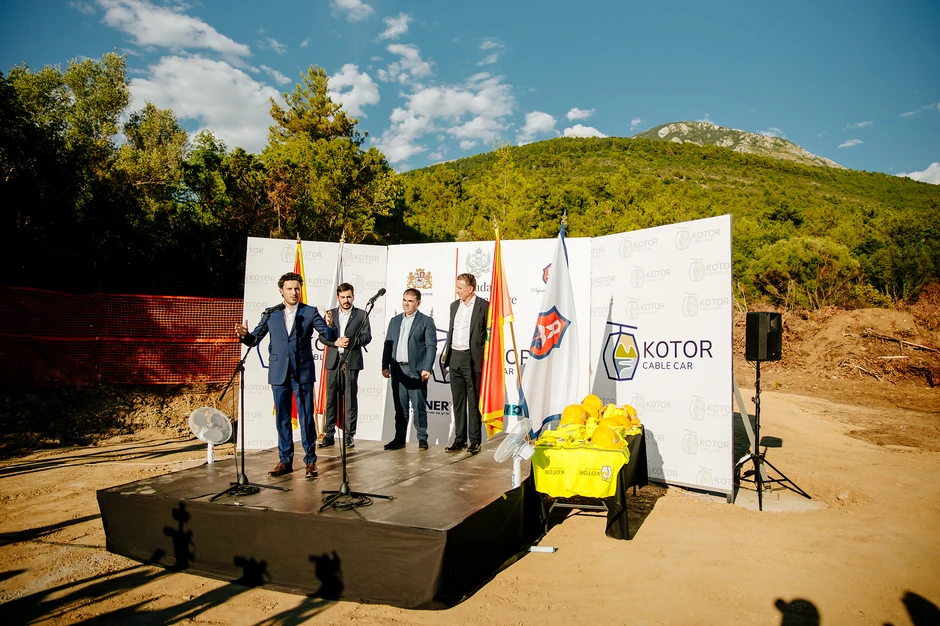 Položen kamen temeljac za žičaru Kotor - Lovćen