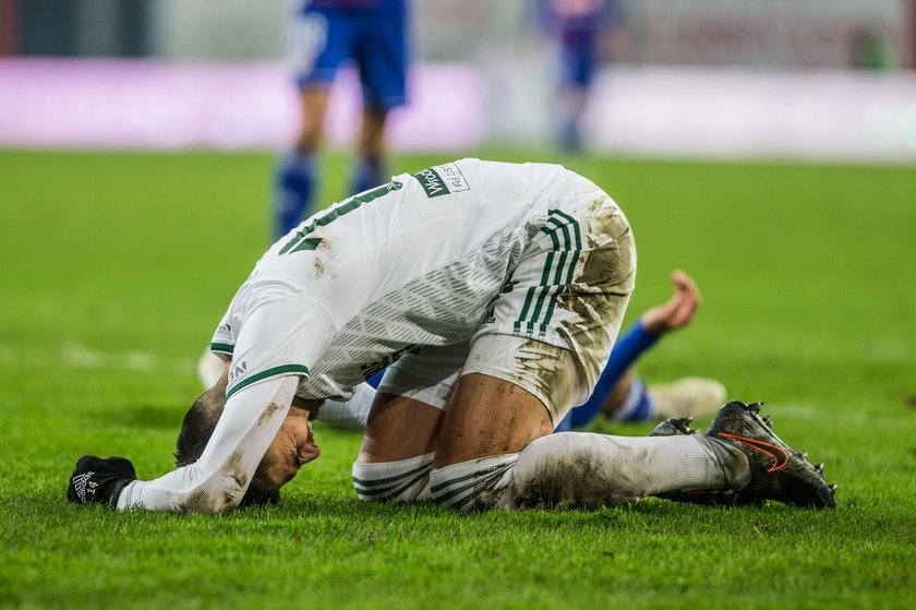 Pilka nozna. PKO Ekstraklasa. Piast Gliwice - Slask Wroclaw. 30.11.2019