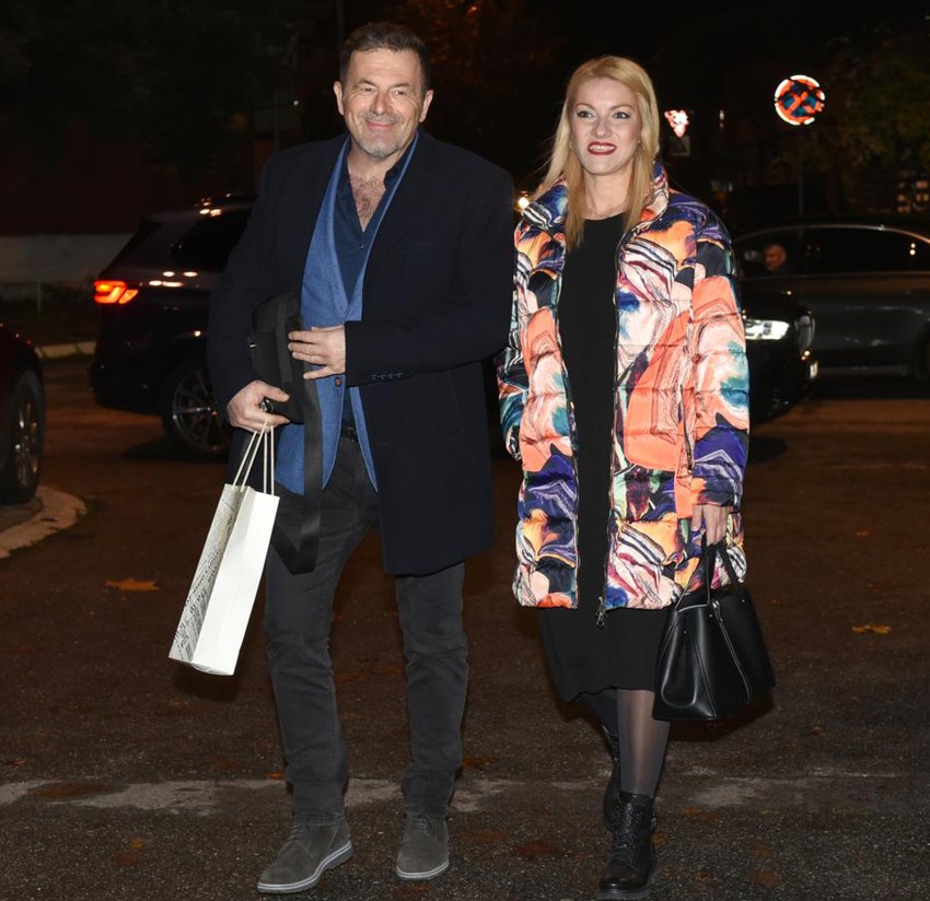 Saša Milošević Mare sa ženom