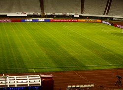 El. ME 2016: Skandal w Splicie. Ktoś na murawie stadionu swastykę