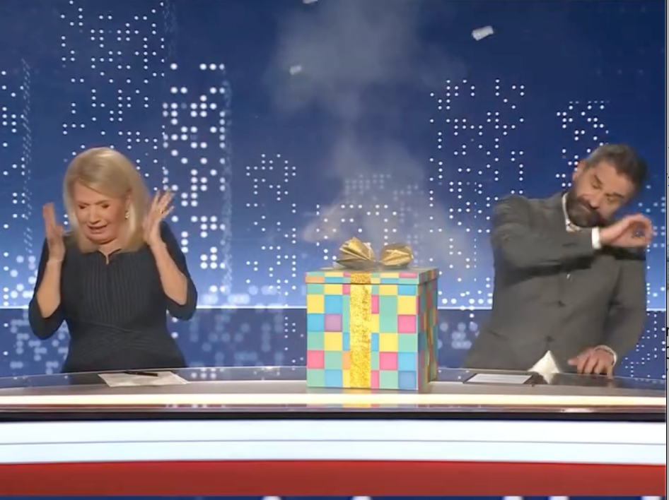 Moderátori zažili poriadny šok. 