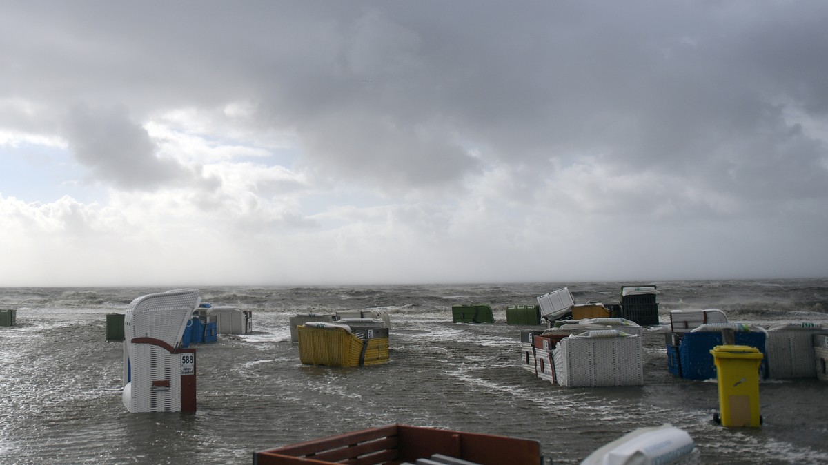 Nemačka, Hamburg, nevreme, EPA -  DAVID HECKER