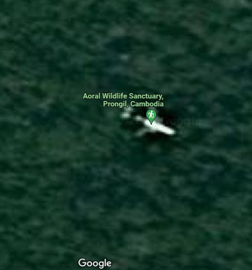Na mapach googla widać miejsce katastrofy samolotu.