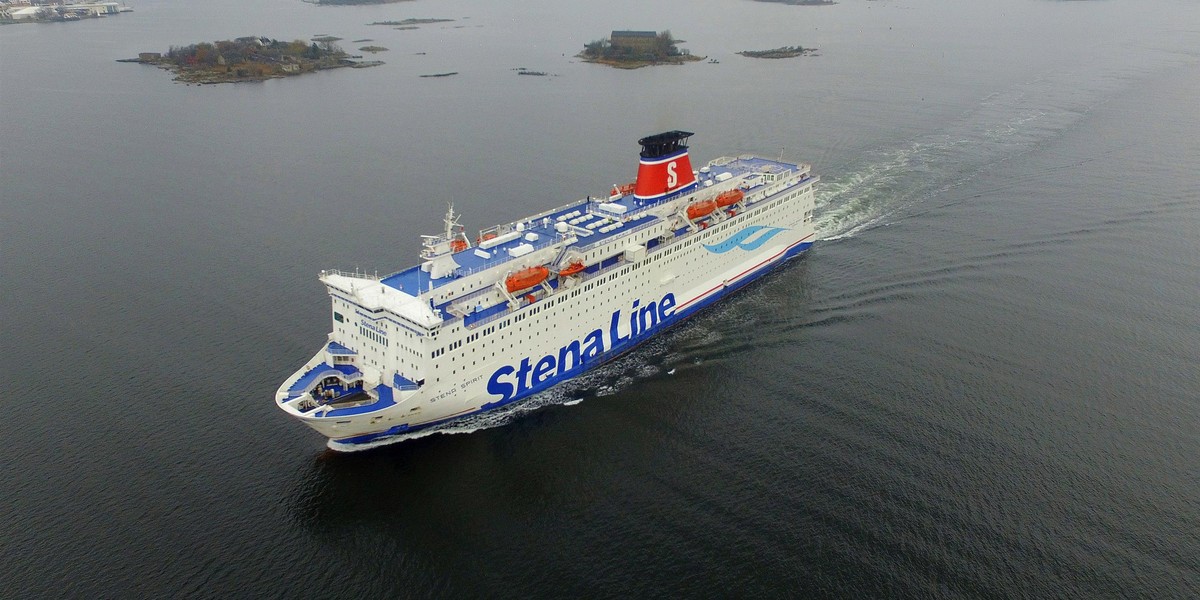 Na zdjęciu prom Stena Line.