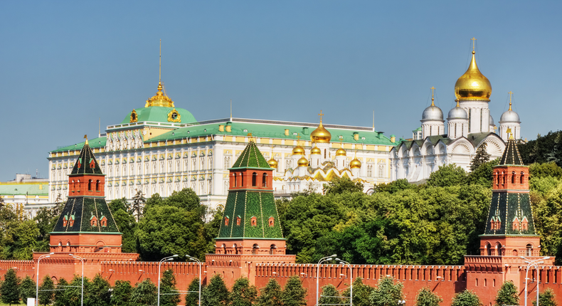 The Kremlin is a fortified complex in the center of Moscow, Russia.