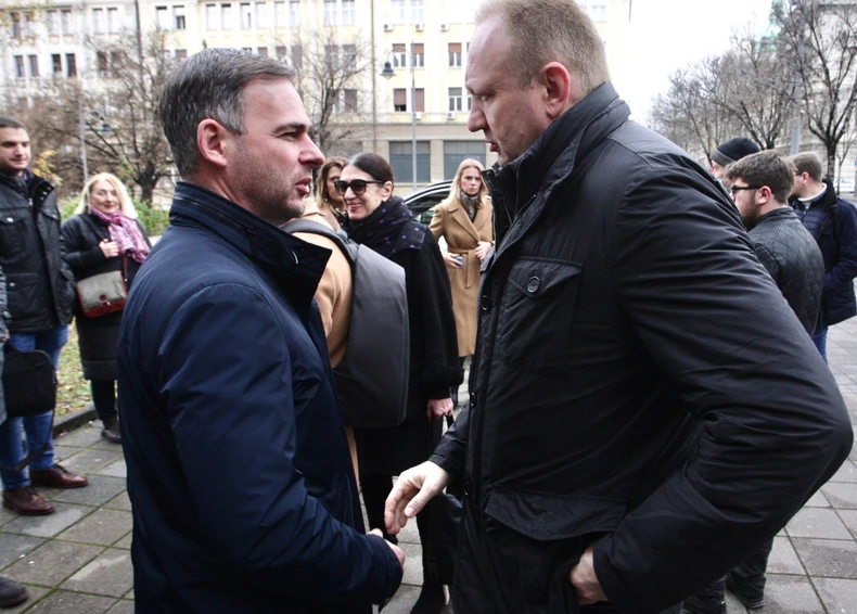 Miroslav Aleksić i Dragan Đilas