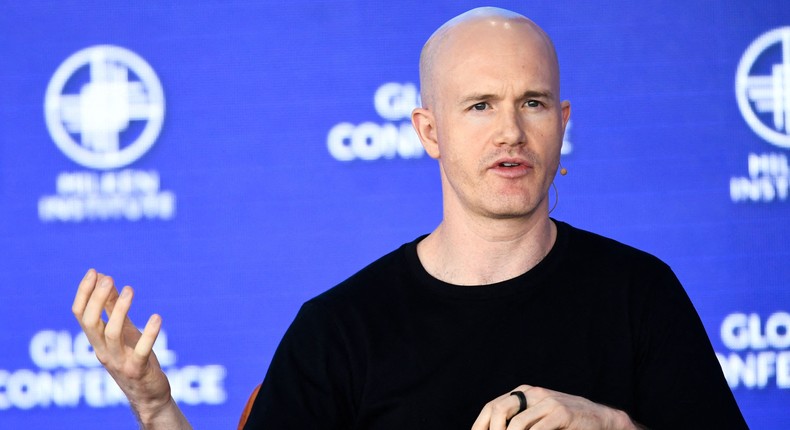 Coinbase CEO Brian Armstrong.Patrick T. Fallon / Getty Images