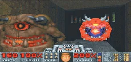 Screen z gry "Doom 2"