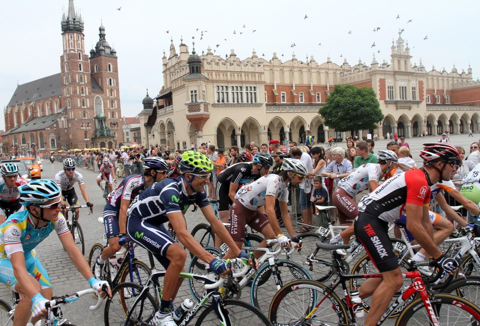 Tour de Pologne w Krakowei, fot. PAP/Jacek Bednarczyk