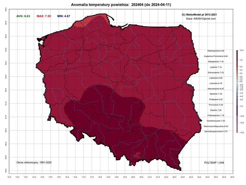 Na razie mamy ekstremalnie ciepły kwiecień