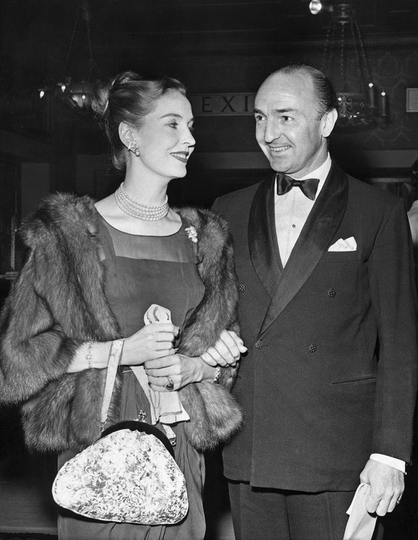 John Profumo z żoną Valerie Hobson (1958)