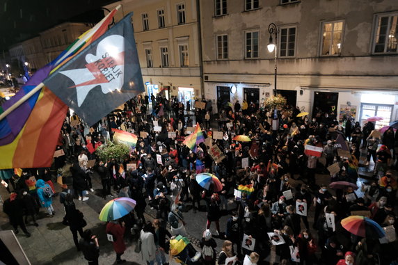 Protesty w Warszawie 29 października