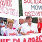 Protest związkowców z Solidarności (fot. PAP/Piotr Wittman) 