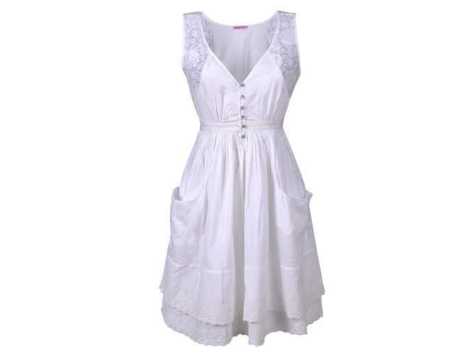 Lato w bieli - propozycje marki Top Secret na lato 2011.