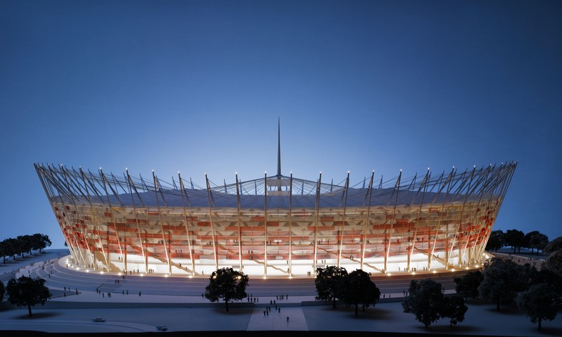 Stadion Narodowy - makieta Fot. NCS/J.Kośnik, NCS.