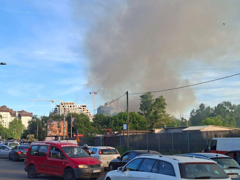 Požar na Čukarici