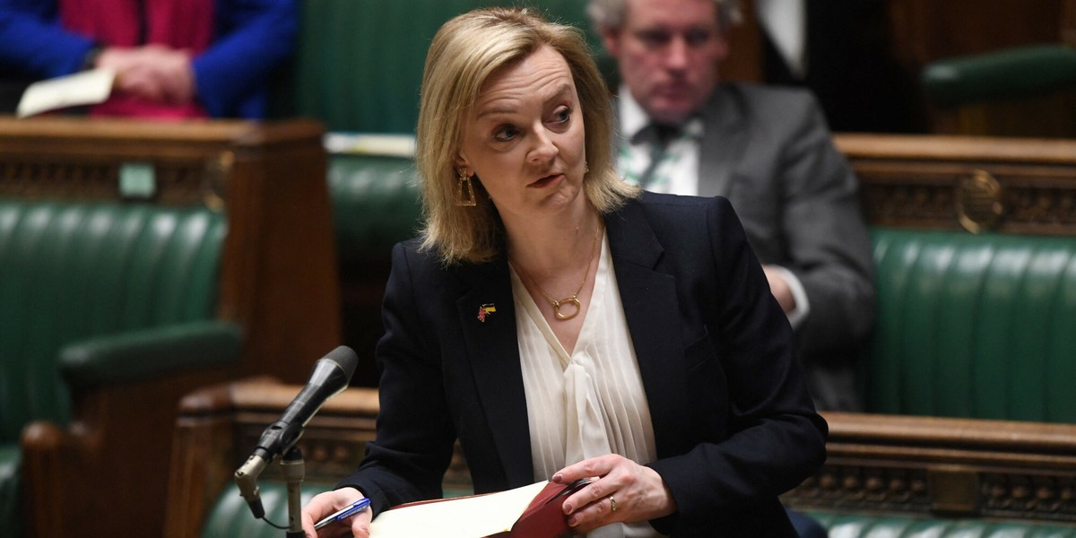 Brytyjska minister spraw zagranicznych Liz Truss.