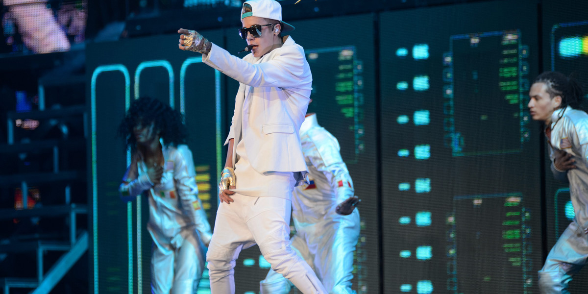 Justin Bieber na scenie 