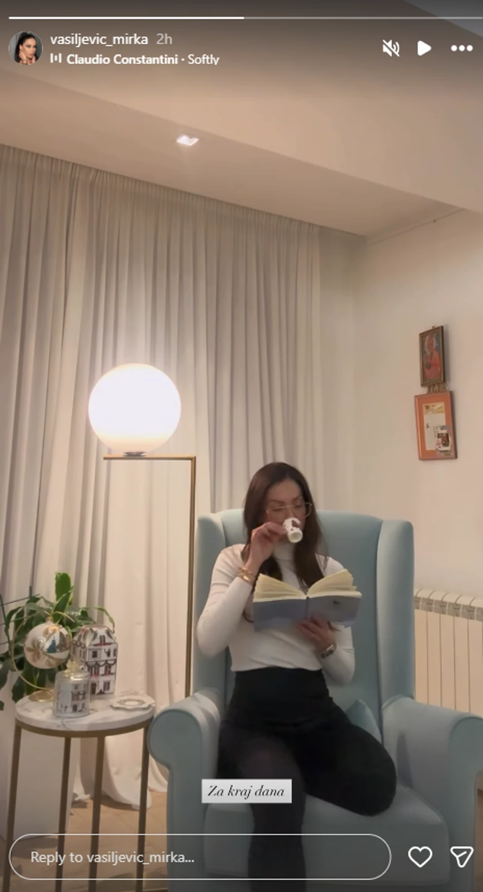 Šta Mirka Vasiljević radi pred spavanje