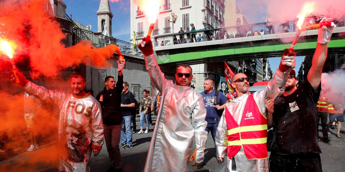 'Lazy slackers unite': Here's how French workers protested Emmanuel Macron's labour reforms