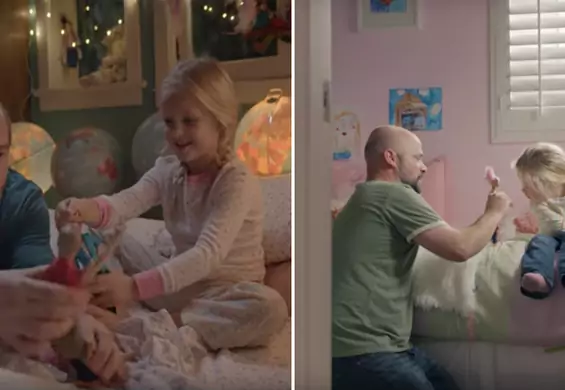 Tatusiowie też bawią się lalkami - reklama, która pokazuje, że ojcowie miękną dla swoich córeczek ❤