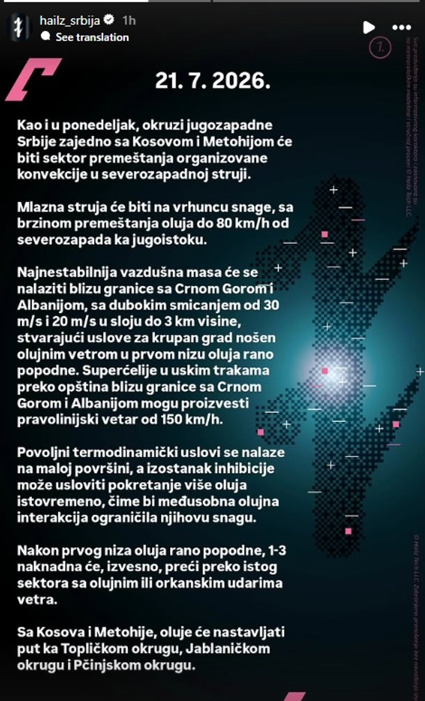 Upozorenje Hailz