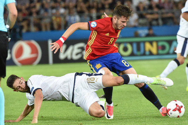 Hat-trick Saula Nigueza zapewnił Hiszpanii grę w finale Euro U-21