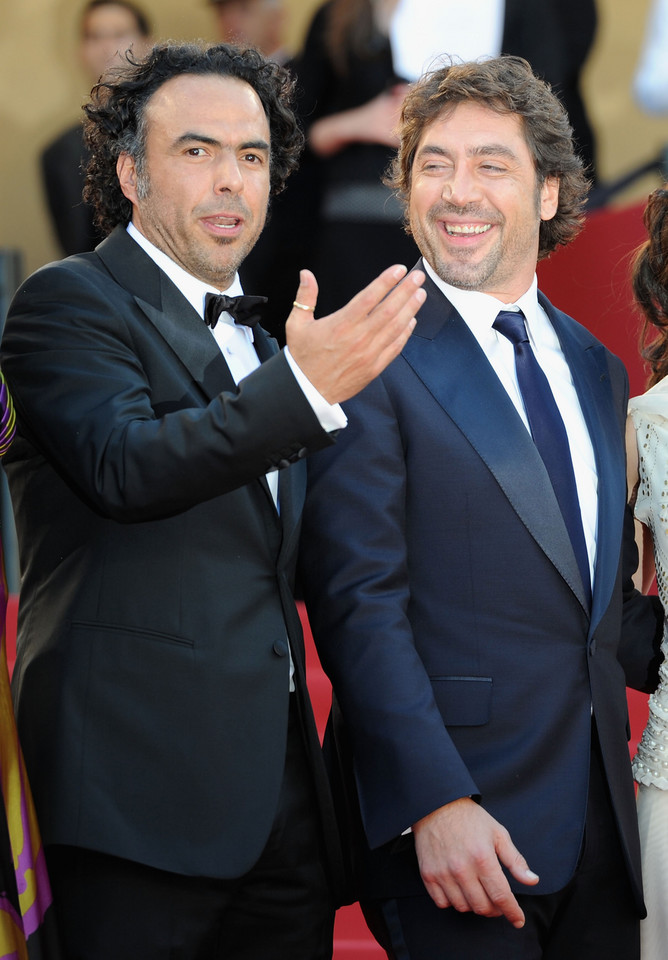 Reżyser Alejandro Gonzalez Inarritu i Javier Bardem