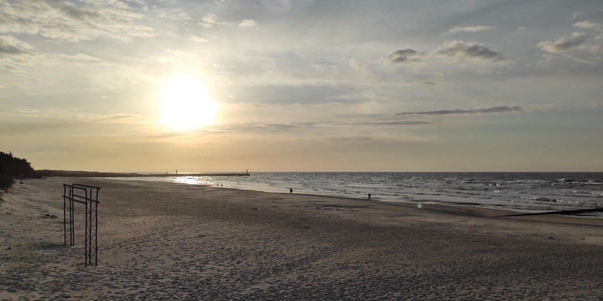 Nad Bałtykiem w Łebie. Fot. Katarzyna Walicka-Formela METEO IMGW-PIB