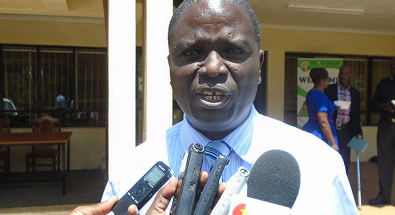 Nzoia Acting Managing Director Michael Kulundu during a media briefing