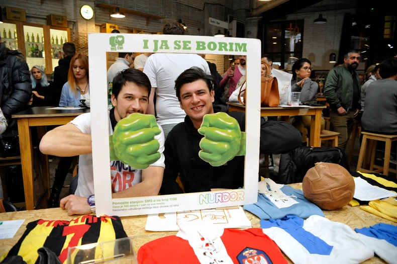 Glumci Viktor Savić i Andrija Kuzmanović