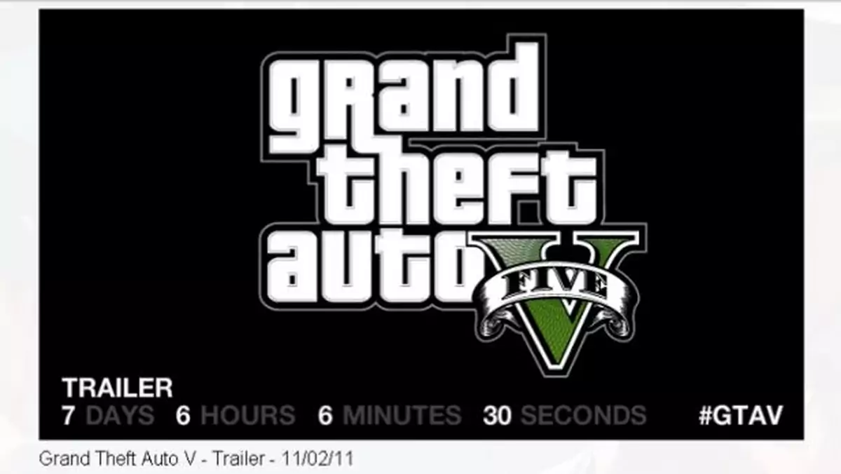 Pierwszy trailer GTA V – wielkie odliczanie czas zacząć!