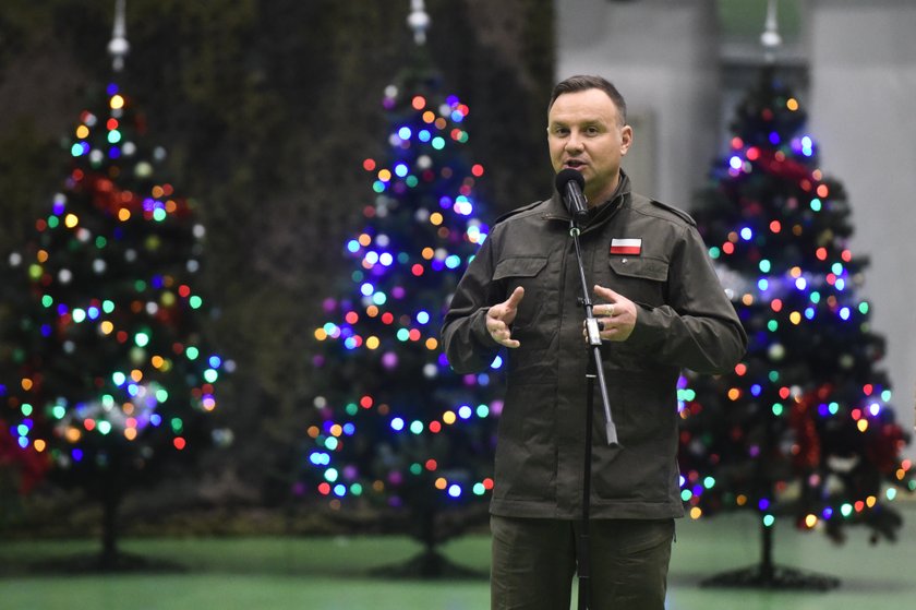 Dudowie na opłatku na Sycylii. Prezydentowa zachwyciła!